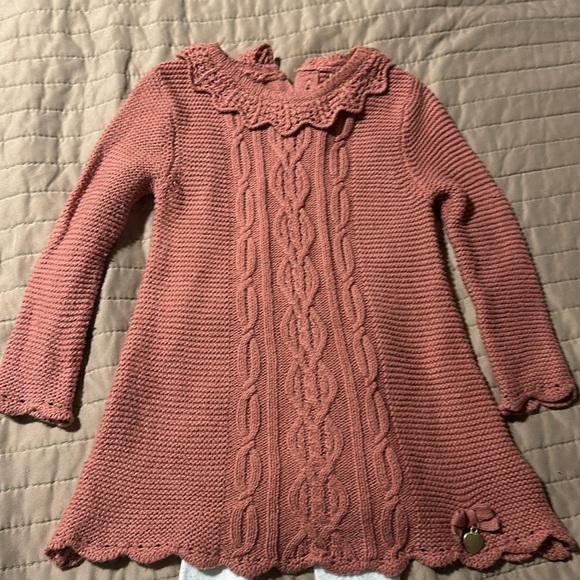 Baby thin sweater dress - Picture 2 of 7